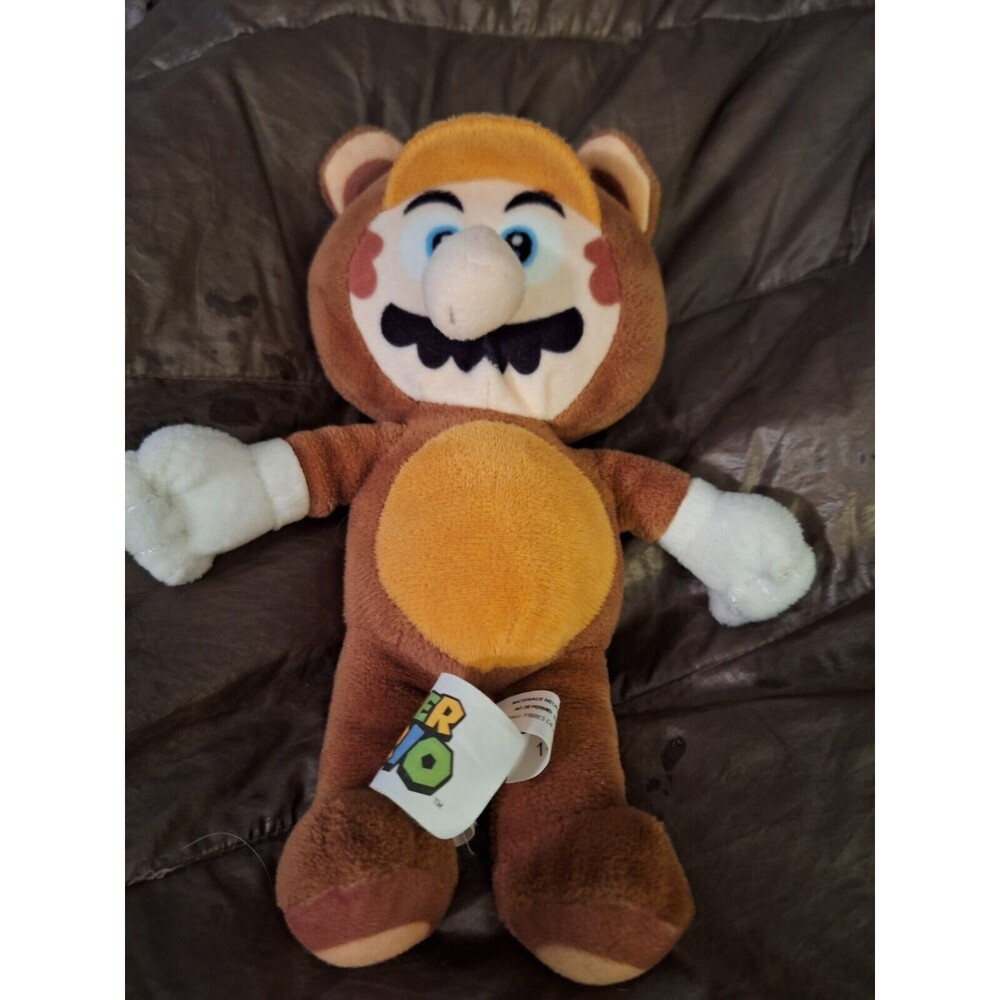 Super Mario Nintendo Raccoon Plush 8" Toy Stuffed Animal Video Game‎ 2019